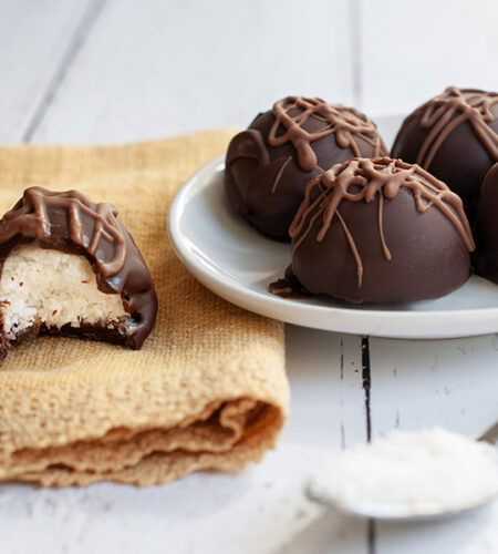 Dolcetti al cocco e cioccolato