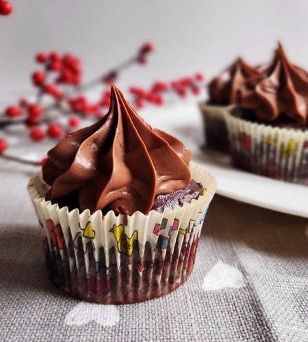 Cupcake al doppio cioccolato