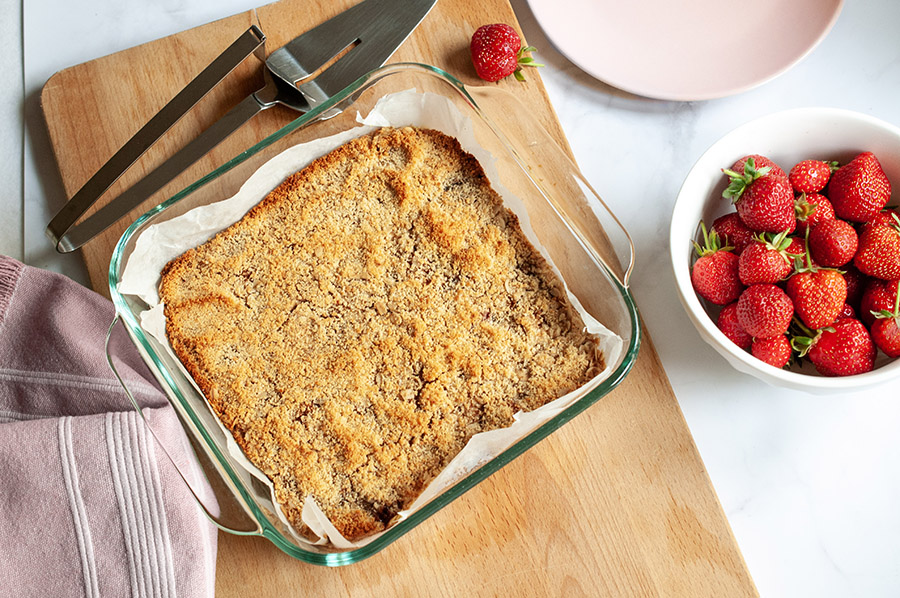 Oat Bars with Jam