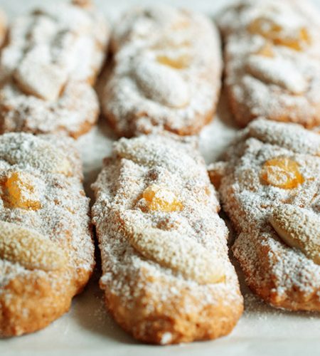 Almond and Candied Orange Cookies