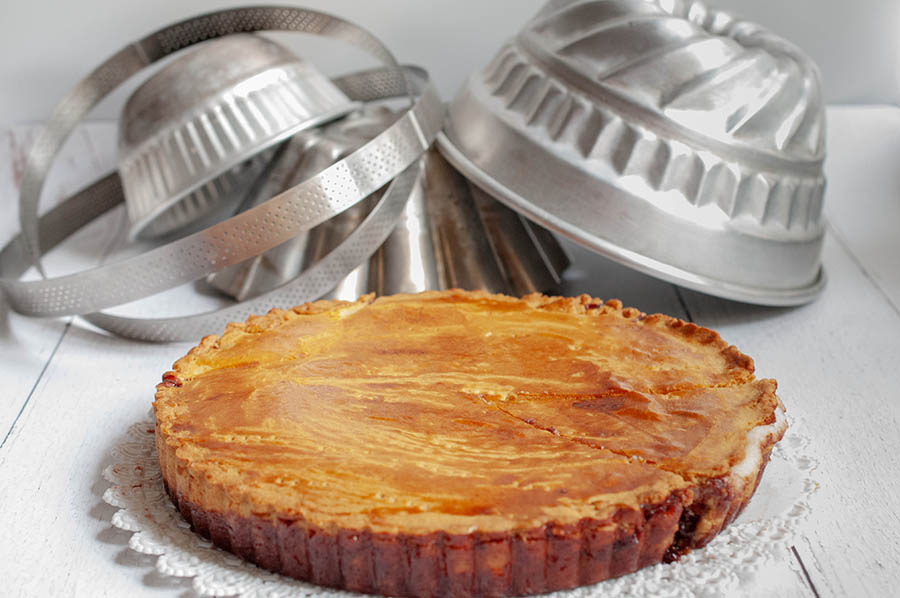 Crostata ricotta e visciole