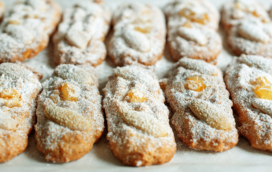 Almond and Candied Orange Cookies
