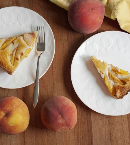 Crostata con le pesche