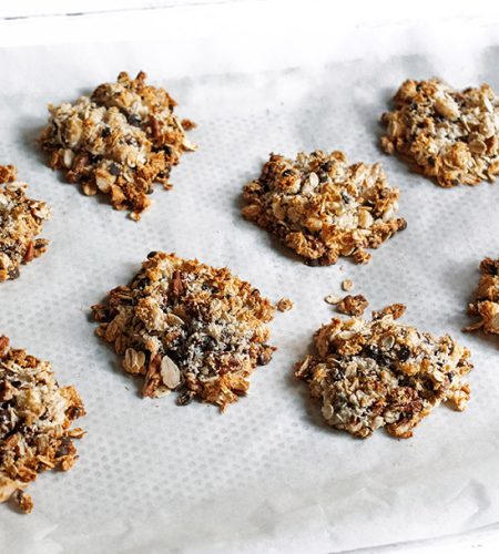 Biscotti di cocco e avena