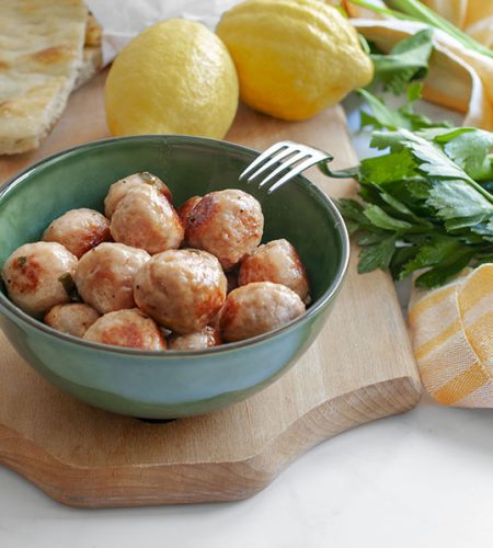 Polpette al limone e prezzemolo